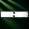 Large Black Emblem License Plate
